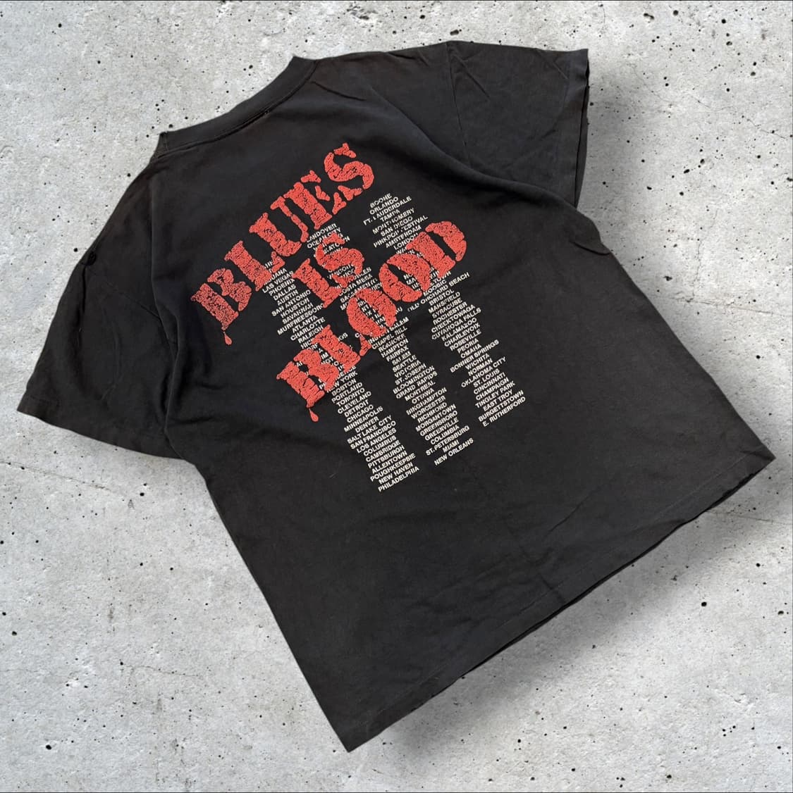 [XL] 90s 마이클 더 블랙 크로우즈 빈티지 반팔 티셔츠 D758 상품이미지2