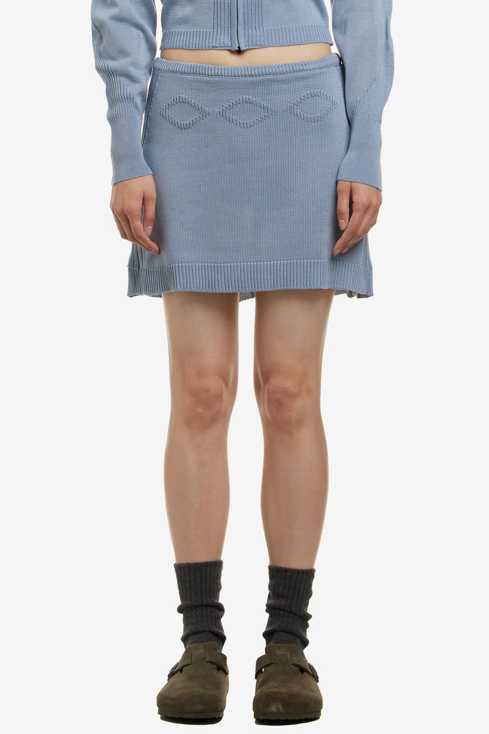 미스치프 RHOMBUS KNIT SKIRT 상품이미지2