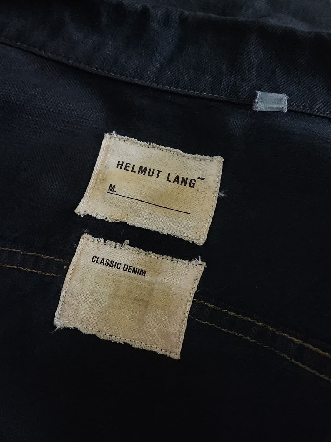 1998 Helmut Lang Waxed Classic Denim 상품이미지8