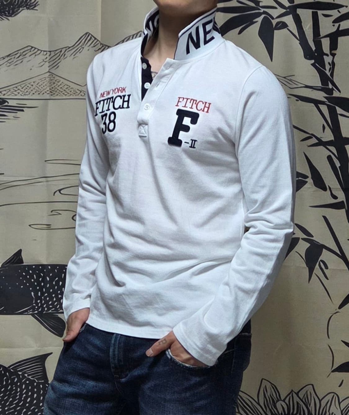 NEW YORK FITCH 하이넥 카라 롱슬리 상품이미지6