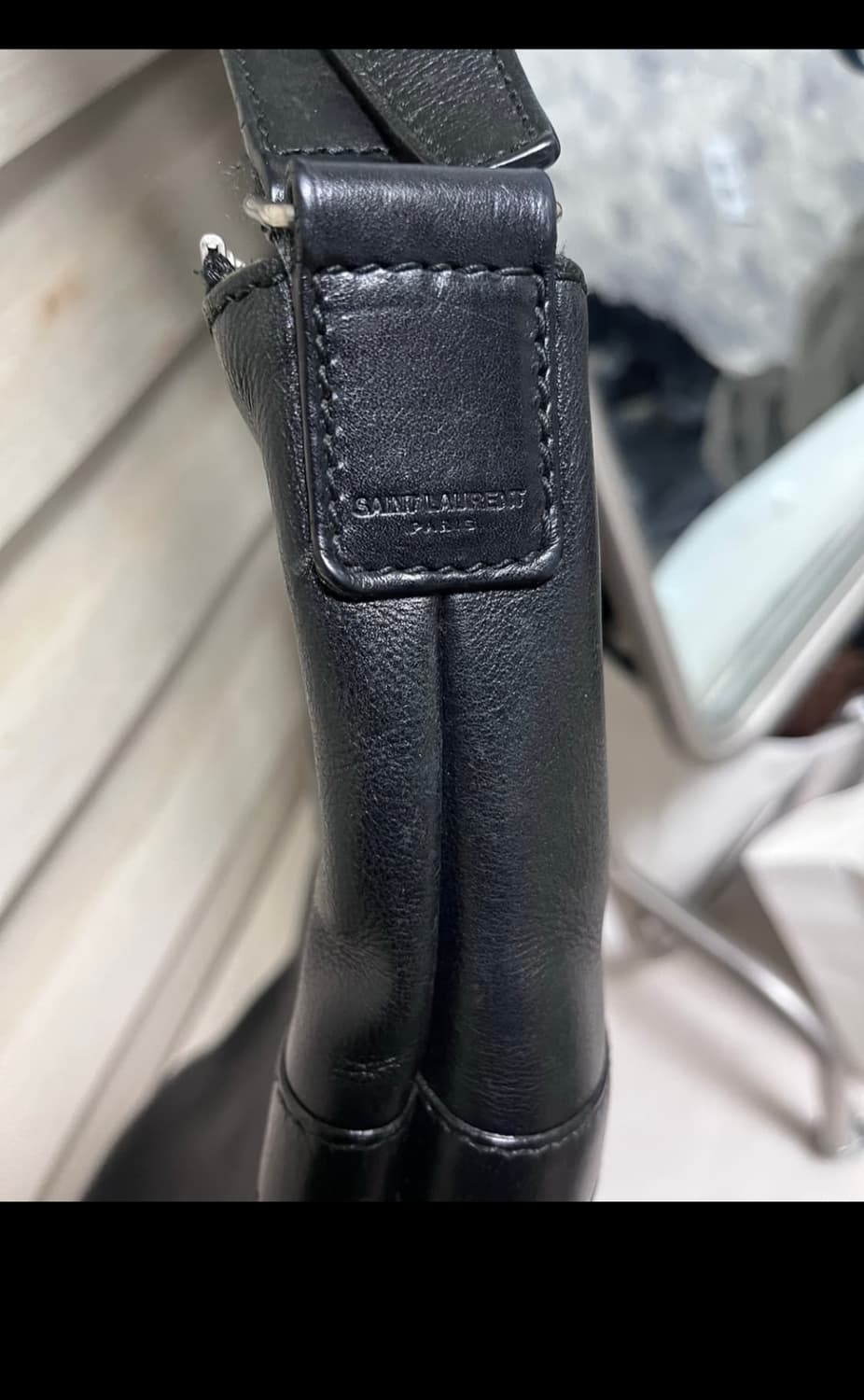 생로랑 레더 숄더백 크로스백 상품이미지4