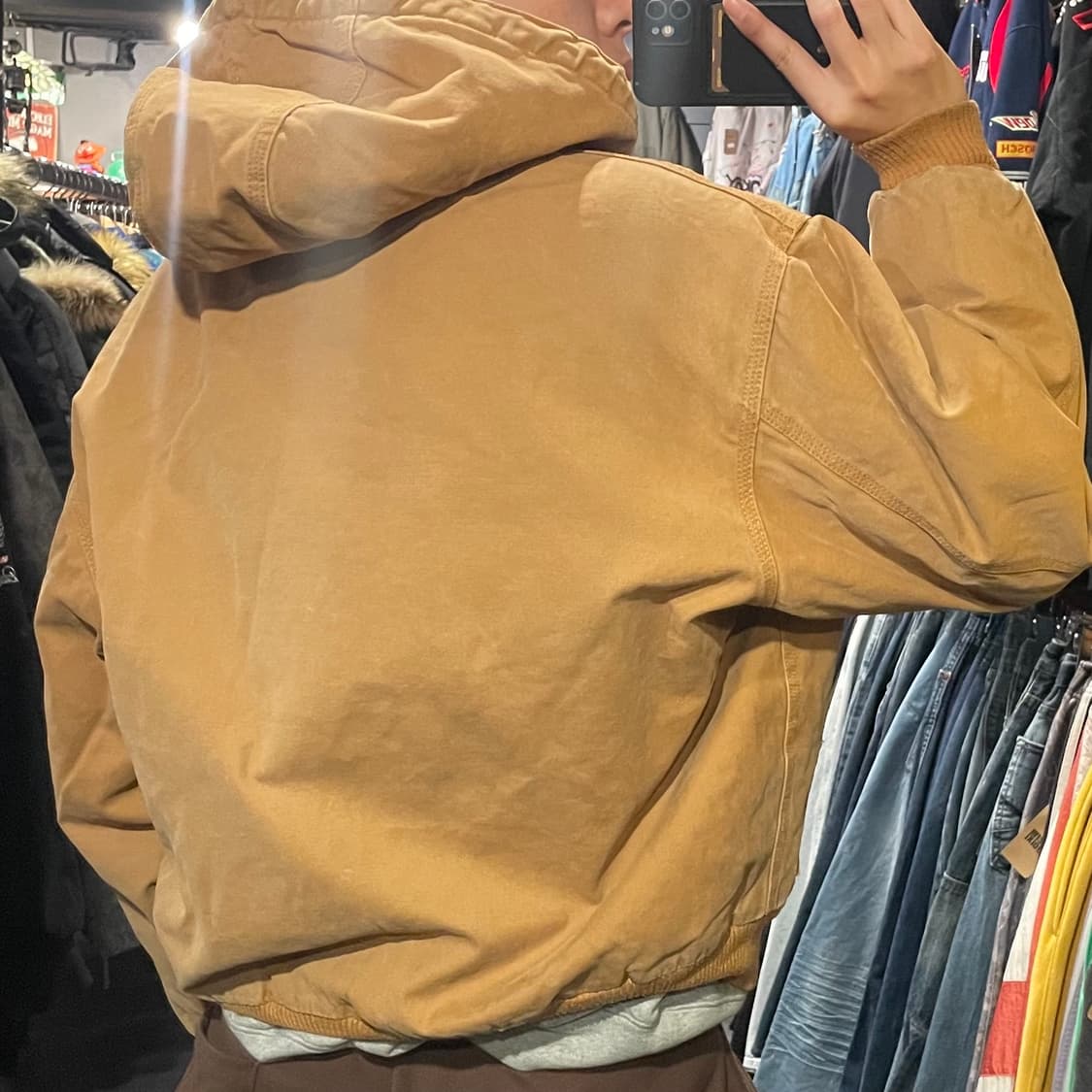 [IM] VTG 빈티지 베이지 후드워크자켓  상품이미지6