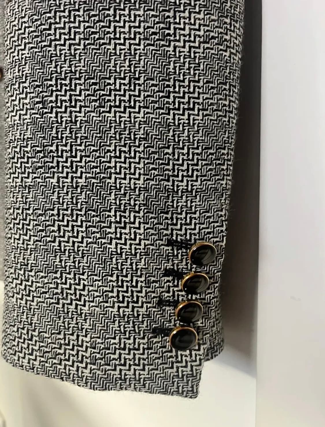 [박보검님 착용] 생로랑 디컨스트럭티드 체크 자켓 상품이미지8