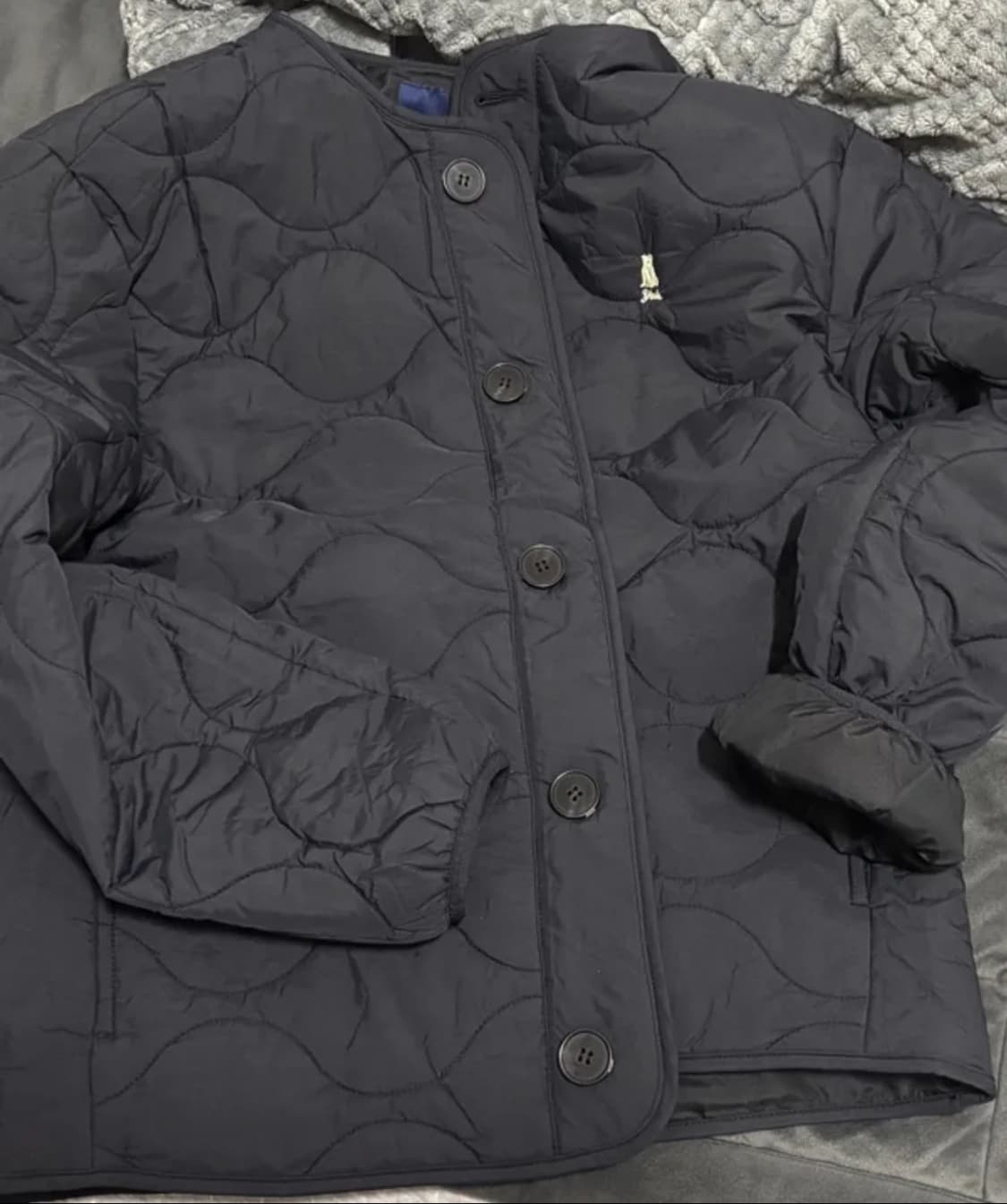 예일  웜+업 퀄팅 자켓 블랙 상품이미지1