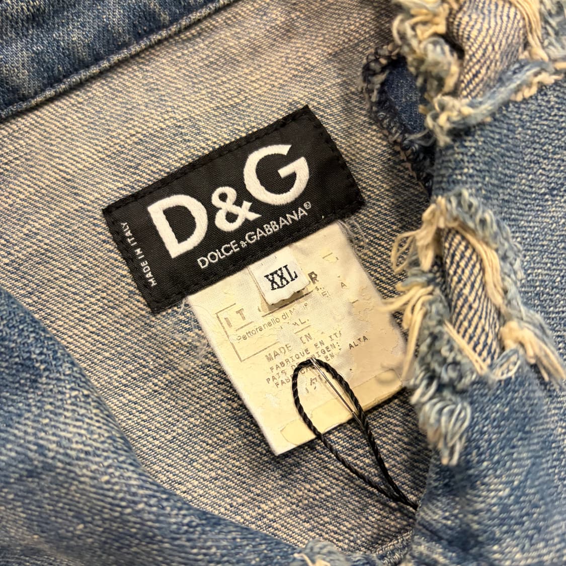 [2XL] 04AW 돌체앤가바나 D&G 데님 자켓 E201 상품이미지5