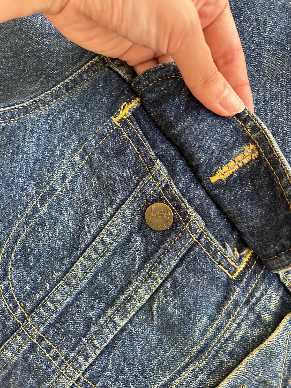 80-90's Lee Riders 0424 Denim Jacket. 상품이미지4
