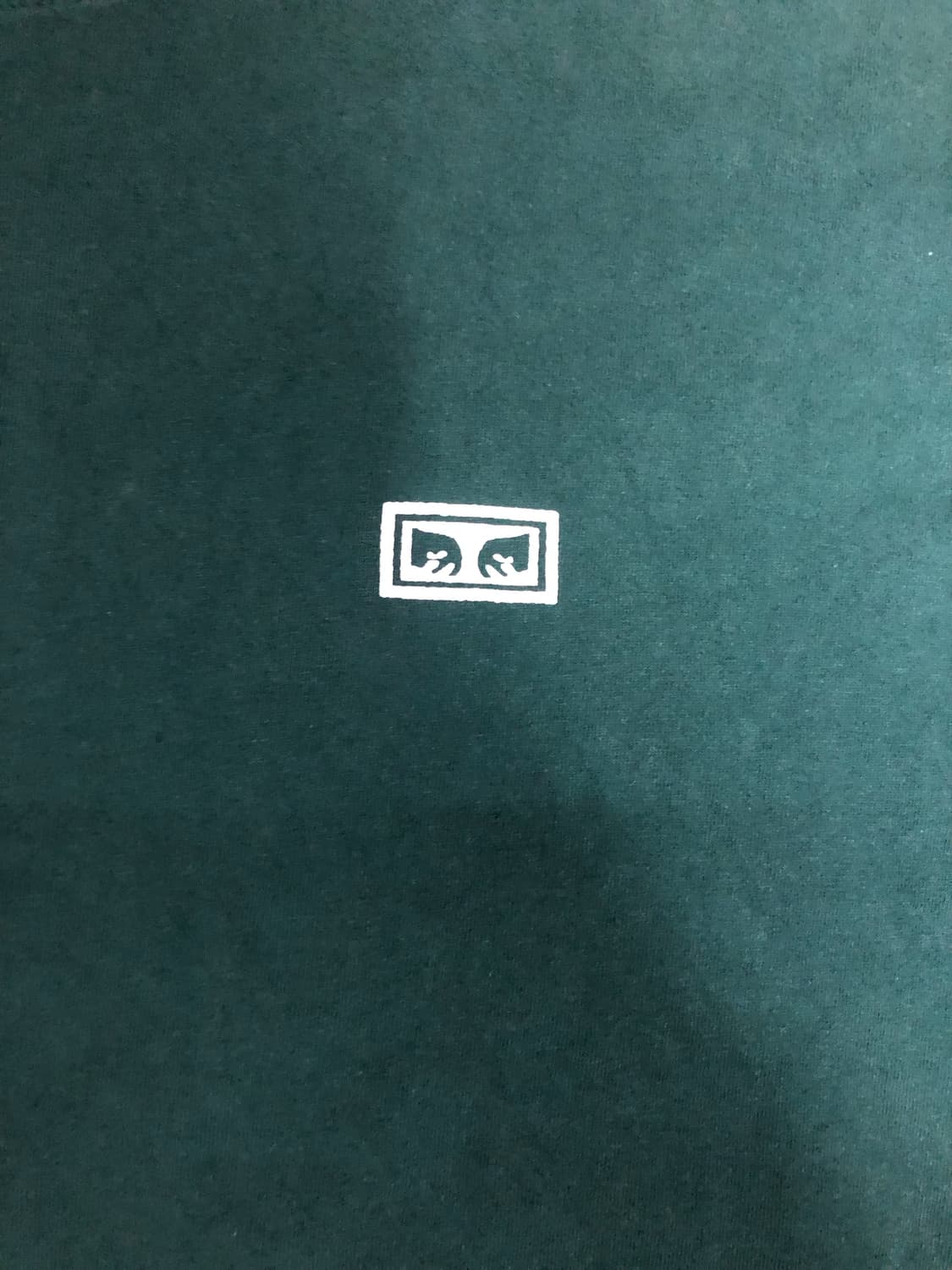 오베이 로고 프린팅 캐쥬얼 긴팔티 그린 L 상품이미지4