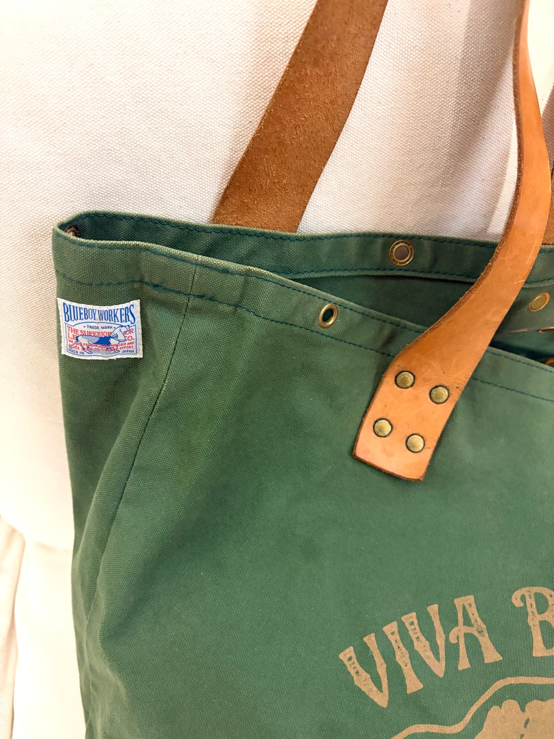 더 슈페리어 레이버(The Superior Labor) 수제 캔버스 토트 상품이미지3