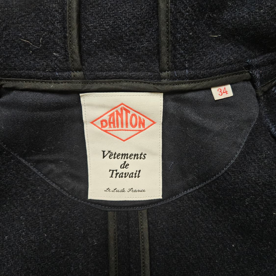 (무료배송) 단톤 울후드 자켓 / 네이비 /34사이즈 상품이미지3