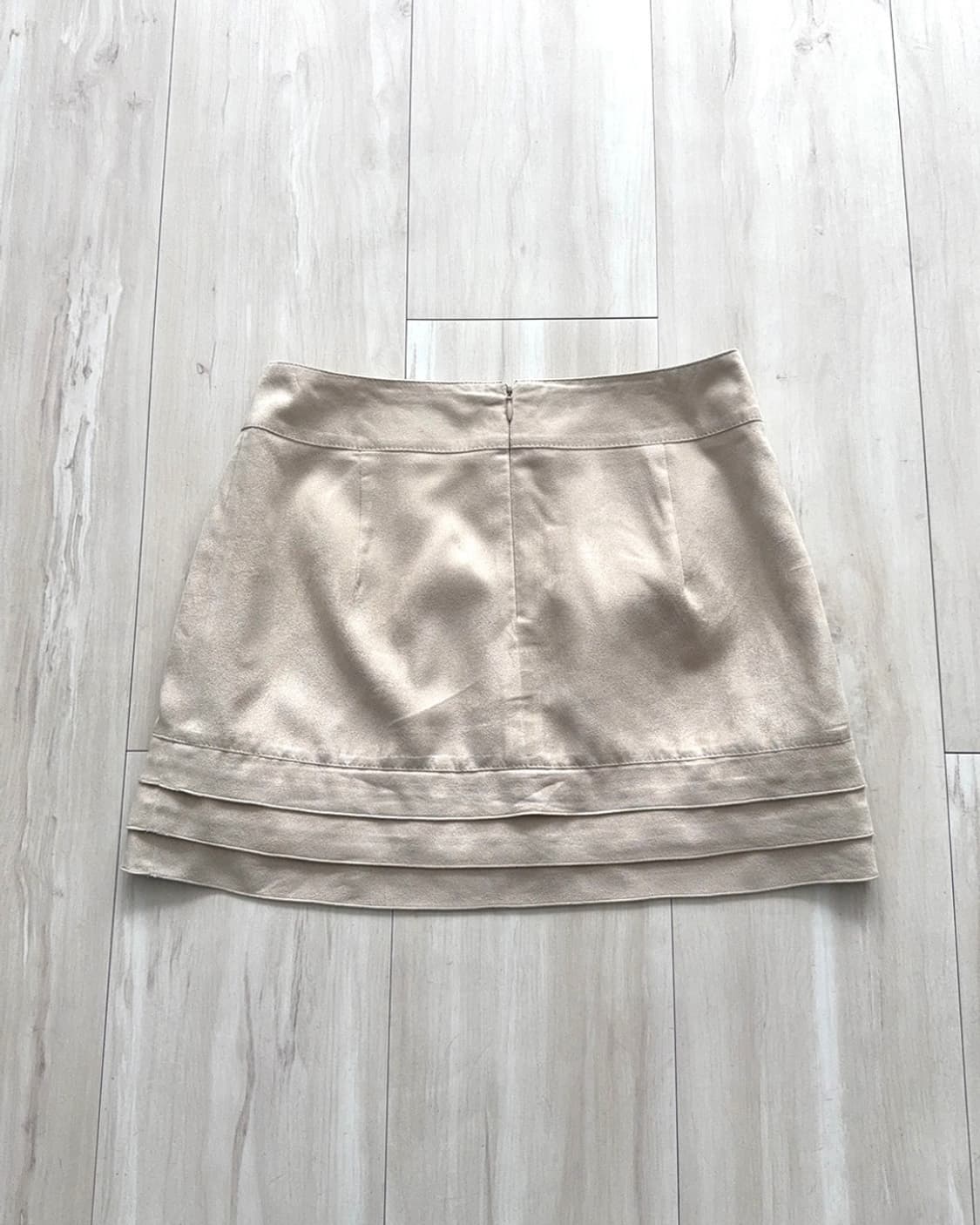 Muted Beige Suede Mini Skirt 상품이미지8