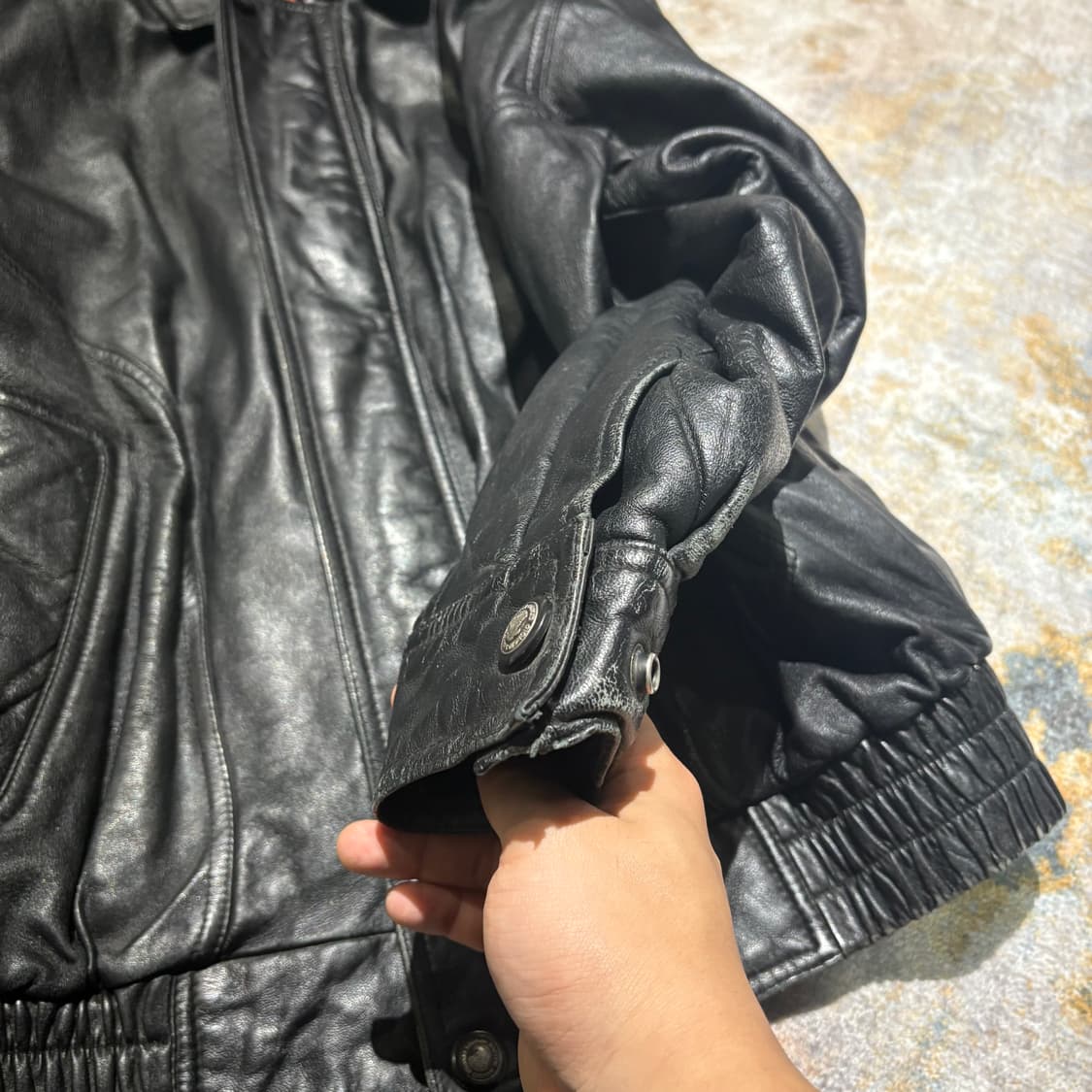 빈티지A-1 양가죽 리얼레더자켓 상품이미지7