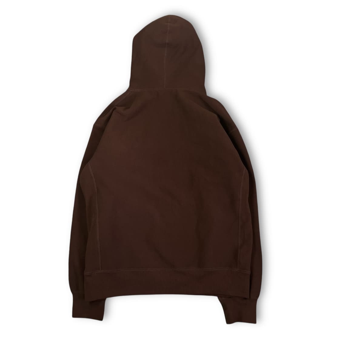 슈프림 브라운 로고 자수 후드티 L 상품이미지3