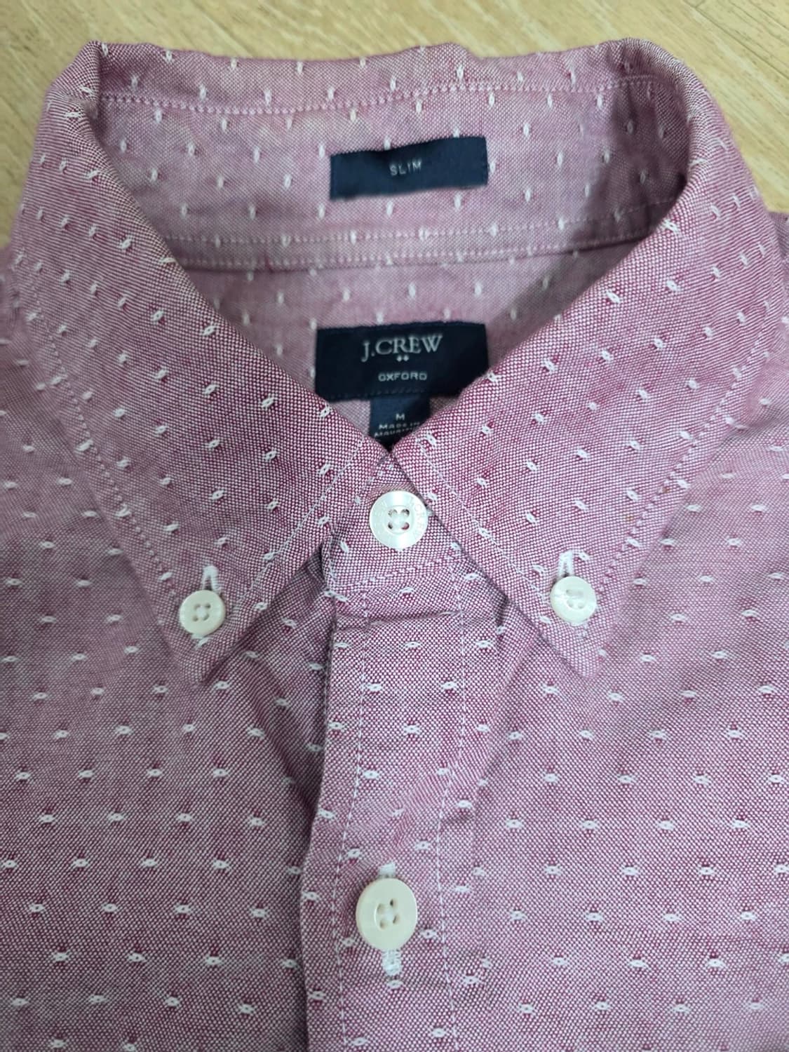 J.CREW 제이크루 옥스포트 셔츠 패턴 핑크 100 상품이미지2