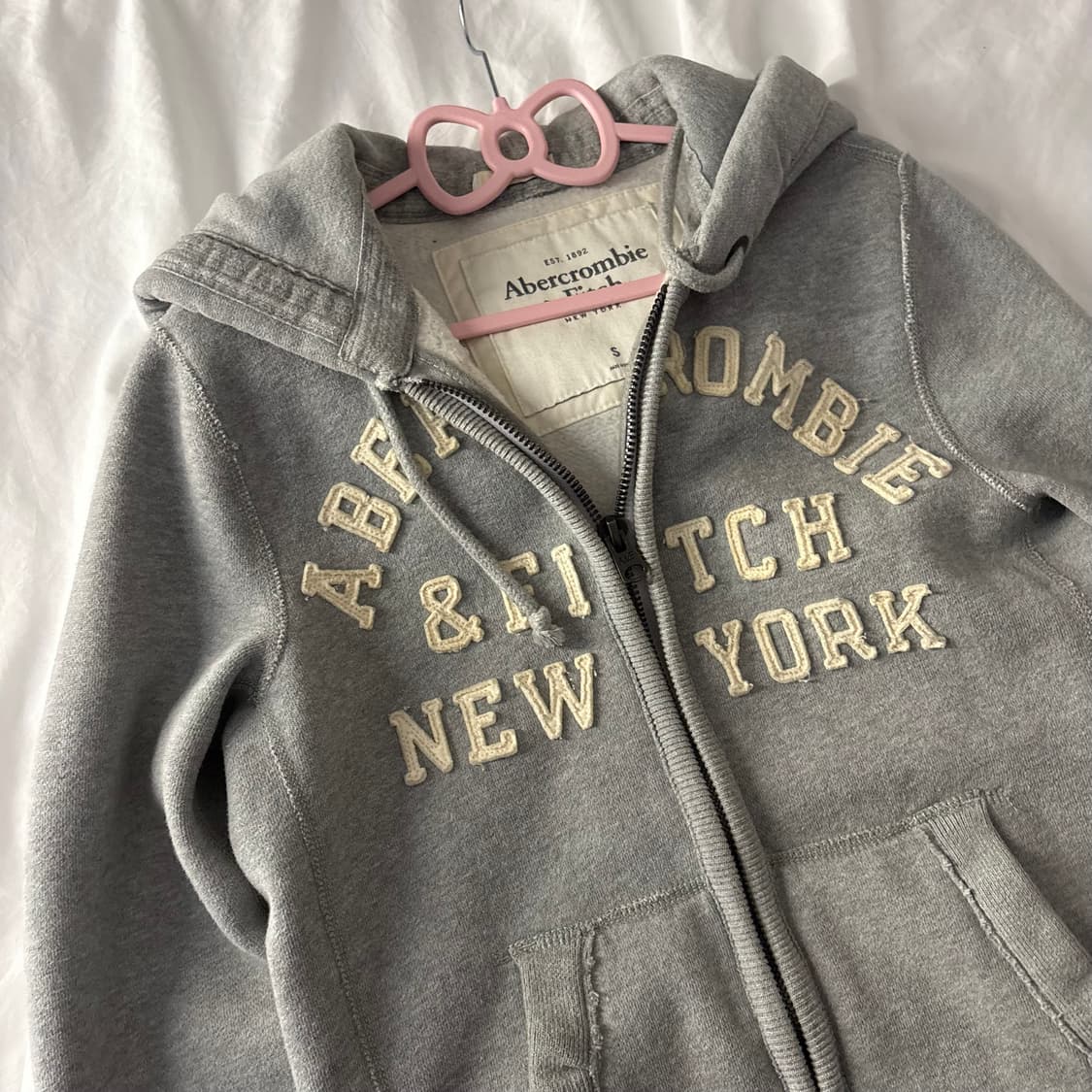 아베크롬비 그레이 후드집업 상품이미지3