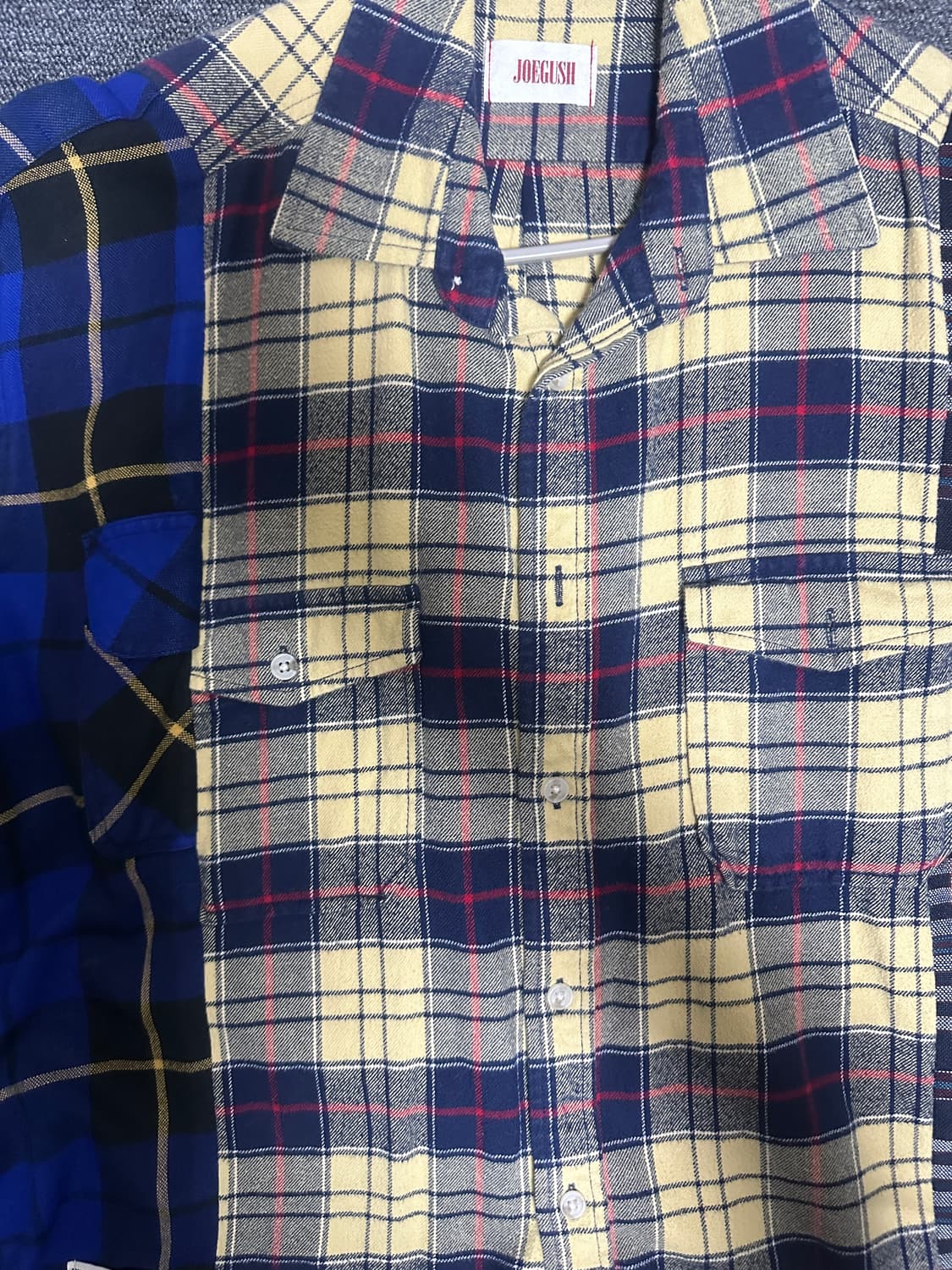 리빌드 바이 니들스 체크셔츠 L 상품이미지5