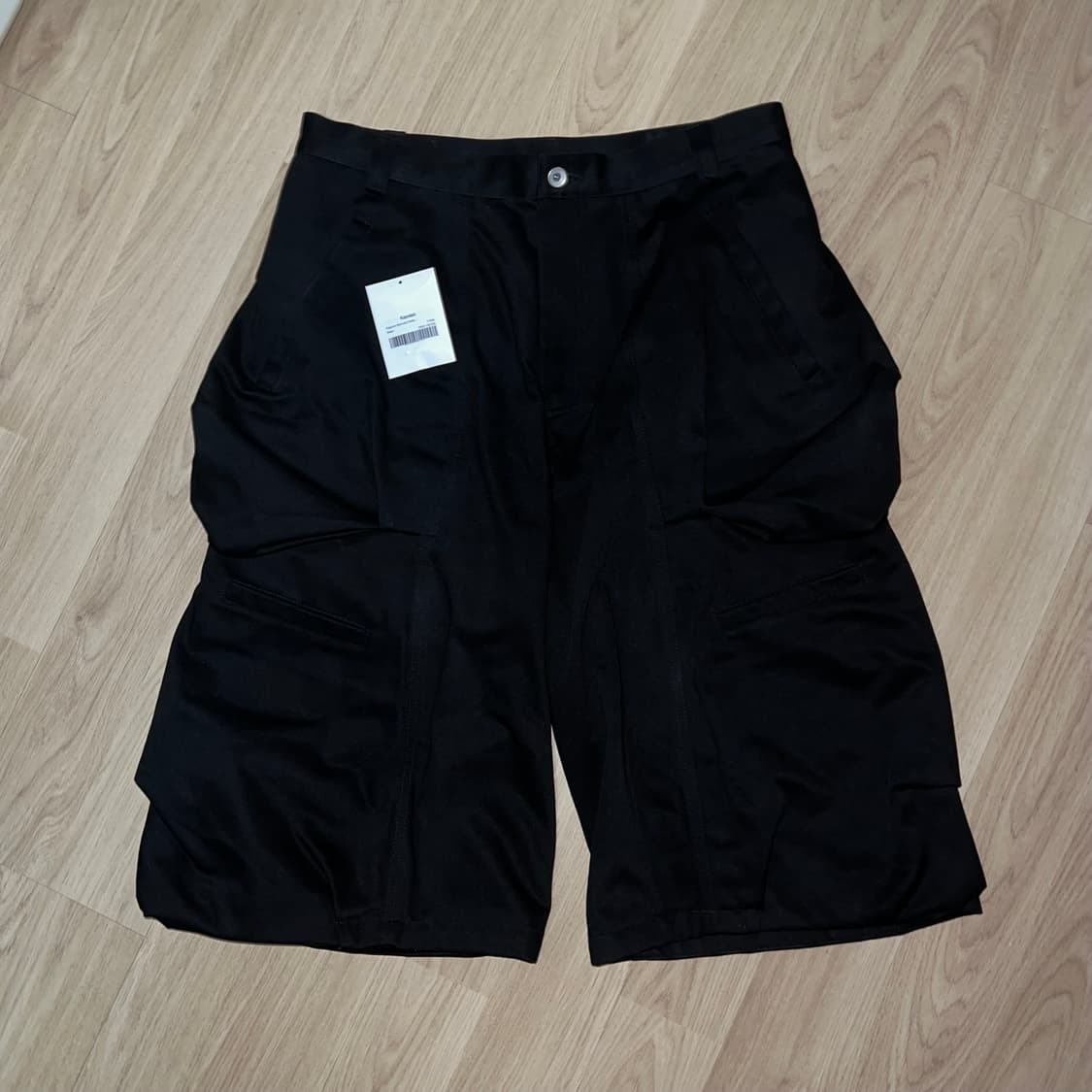 카미엔 고구마 버뮤다 팬츠 블랙 상품이미지1