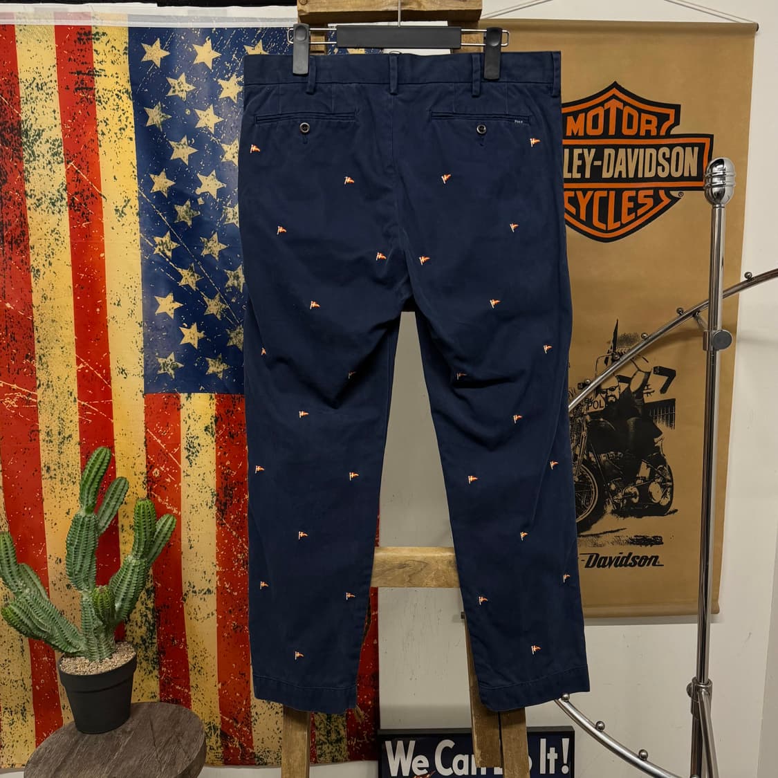 폴로 랄프로렌 신형 모델 페넌트 플래그 로고 클래식 치노 팬츠 N312 상품이미지2