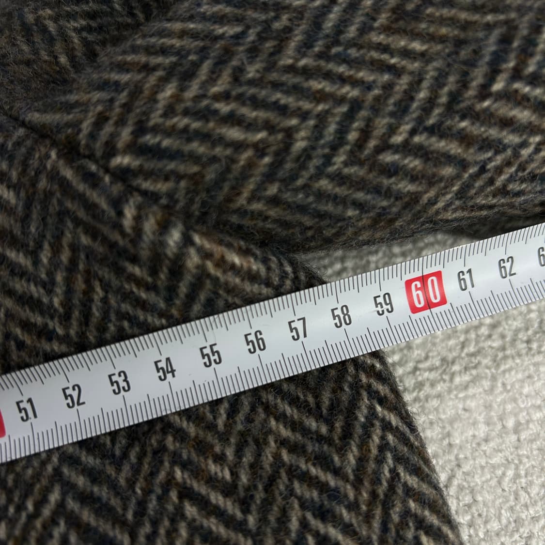 버버리 헤링본 리얼 정품 트위드 코트 L 상품이미지5