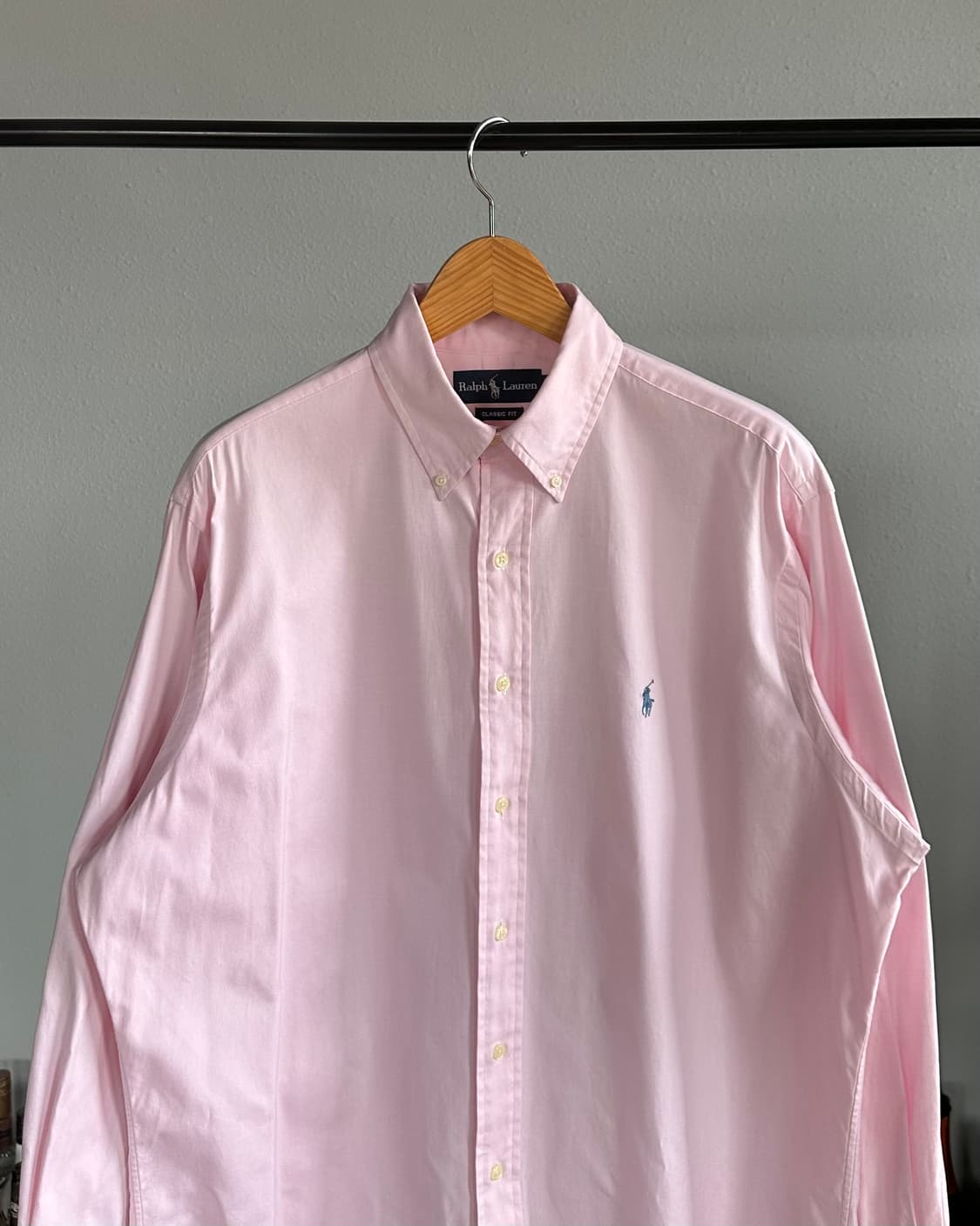 [L-XL]폴로 랄프로렌 클래식핏 연핑크 셔츠 상품이미지2