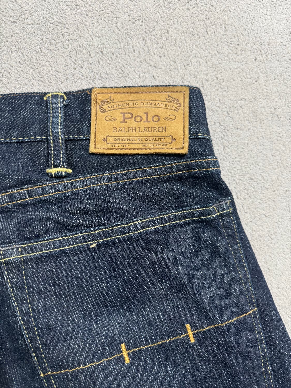 38 매장정품 polo 폴로 랄프로렌 진청 리지드 데님 청바지  상품이미지3