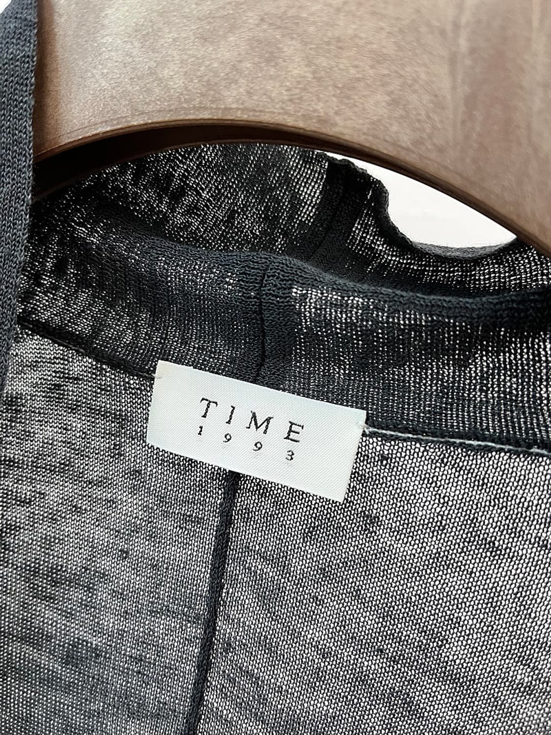 여) 타임 논버튼 롱 가디건  상품이미지3