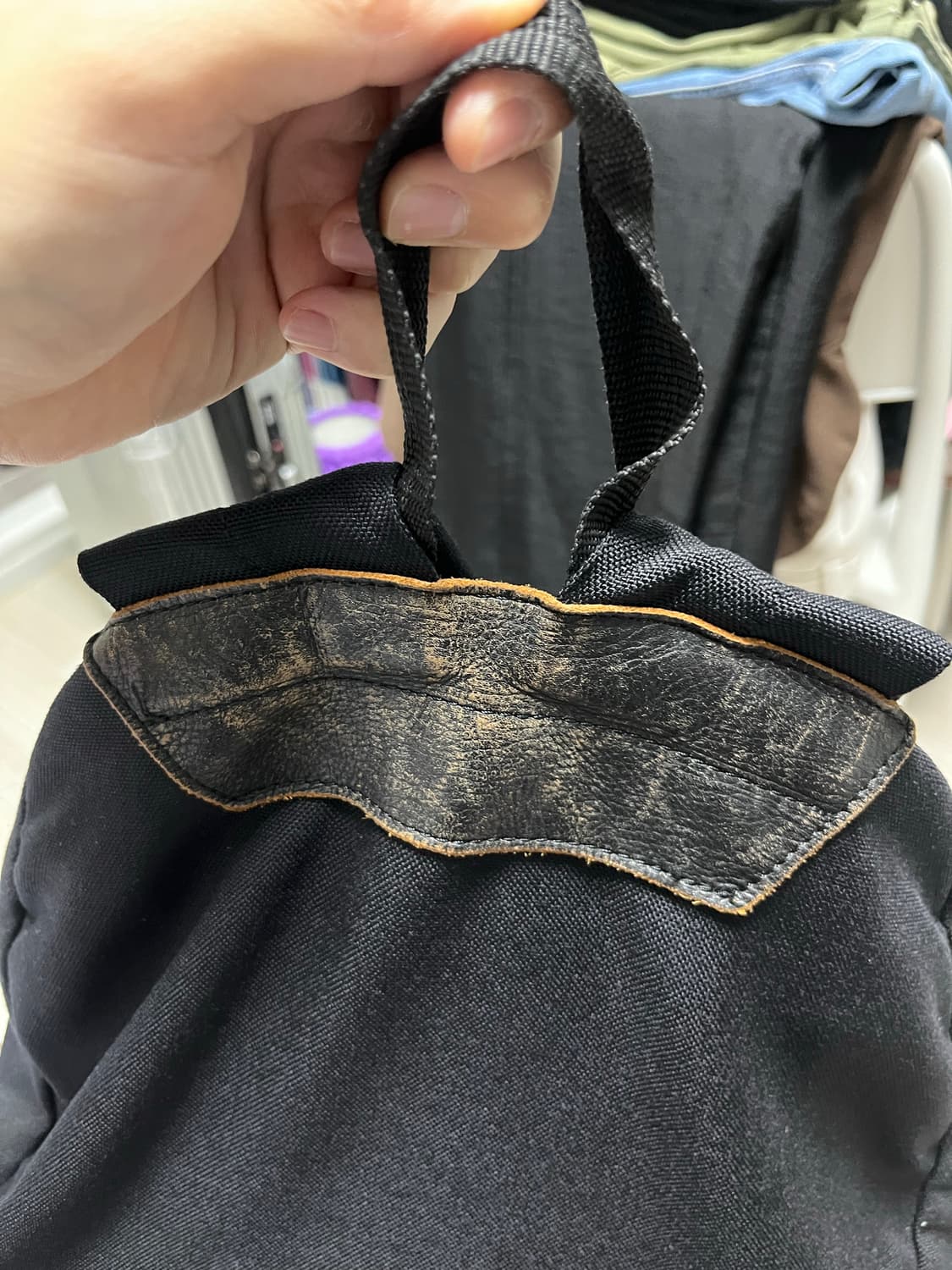꼼데가르송 옴므플러스 백팩 블랙 라지 상품이미지3