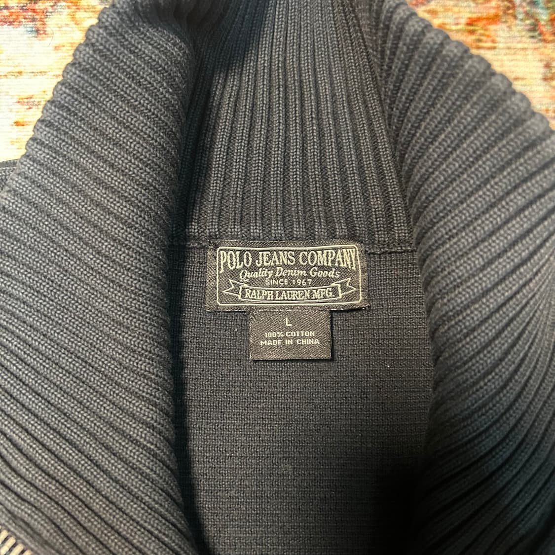 [M] 폴로 진 컴퍼니 니트 집업 상품이미지3