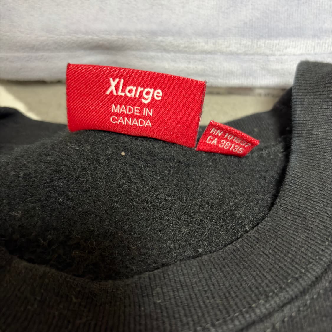 슈프림 박스로고 블랙 맨투맨 스웻셔츠 XL 상품이미지3