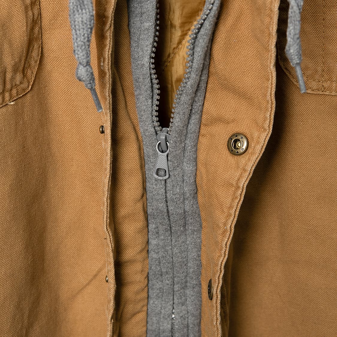 [115] 디키즈 캔버스 후디드 워크자켓 브라운 MO-2547  상품이미지3