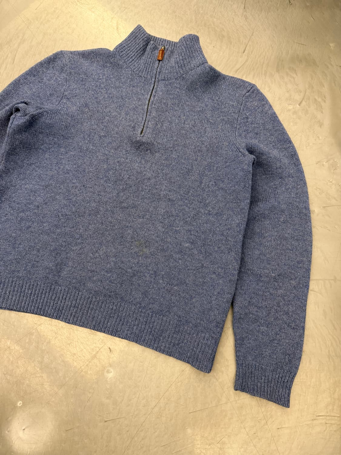 1990s POLO RALPH LAUREN 폴로램스울 하프집업스웨터 상품이미지7