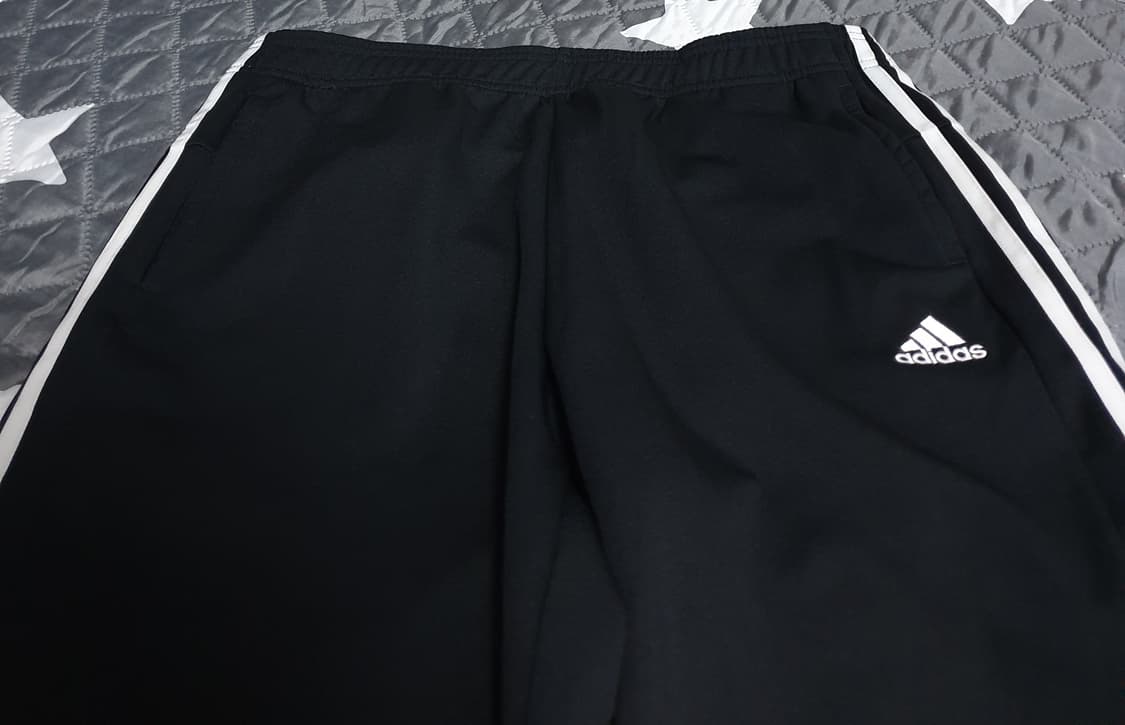 아디다스 삼선 웜업 트레이닝 팬츠 블랙 (2XL) 상품이미지2
