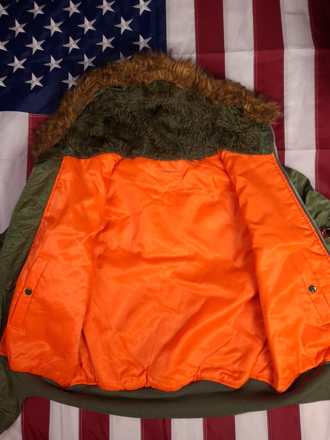 새제품급 KNOX 알파사 N-3B 항공자켓 상품이미지9