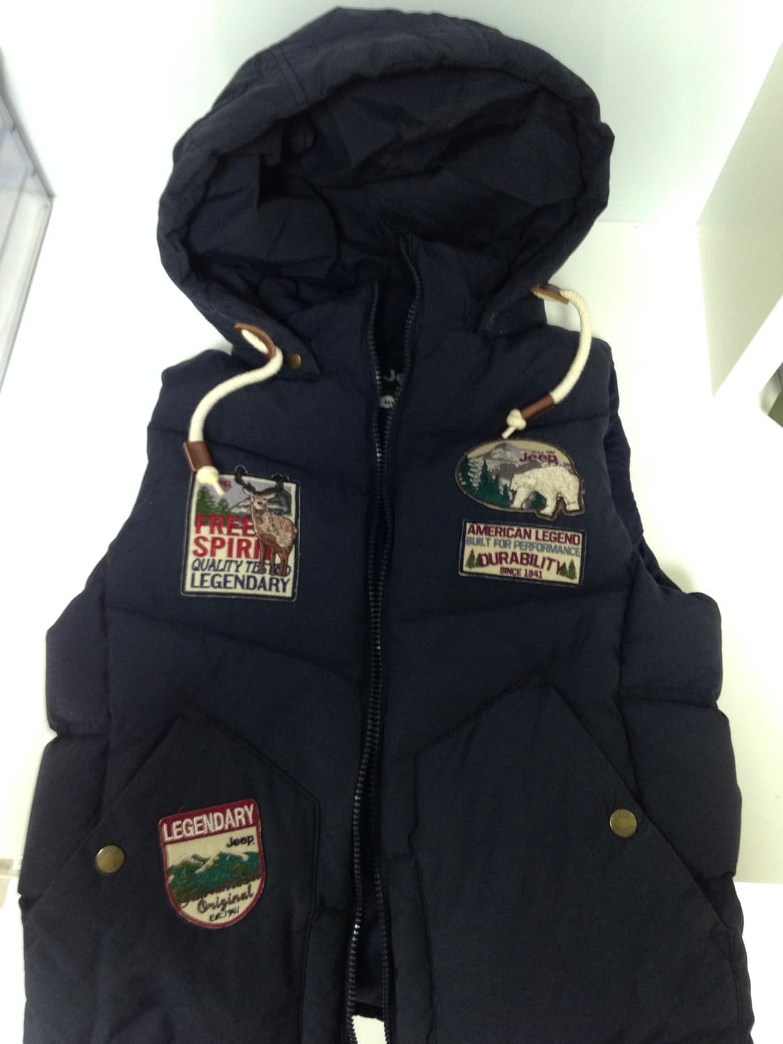 지프 패딩 조끼 상품이미지1