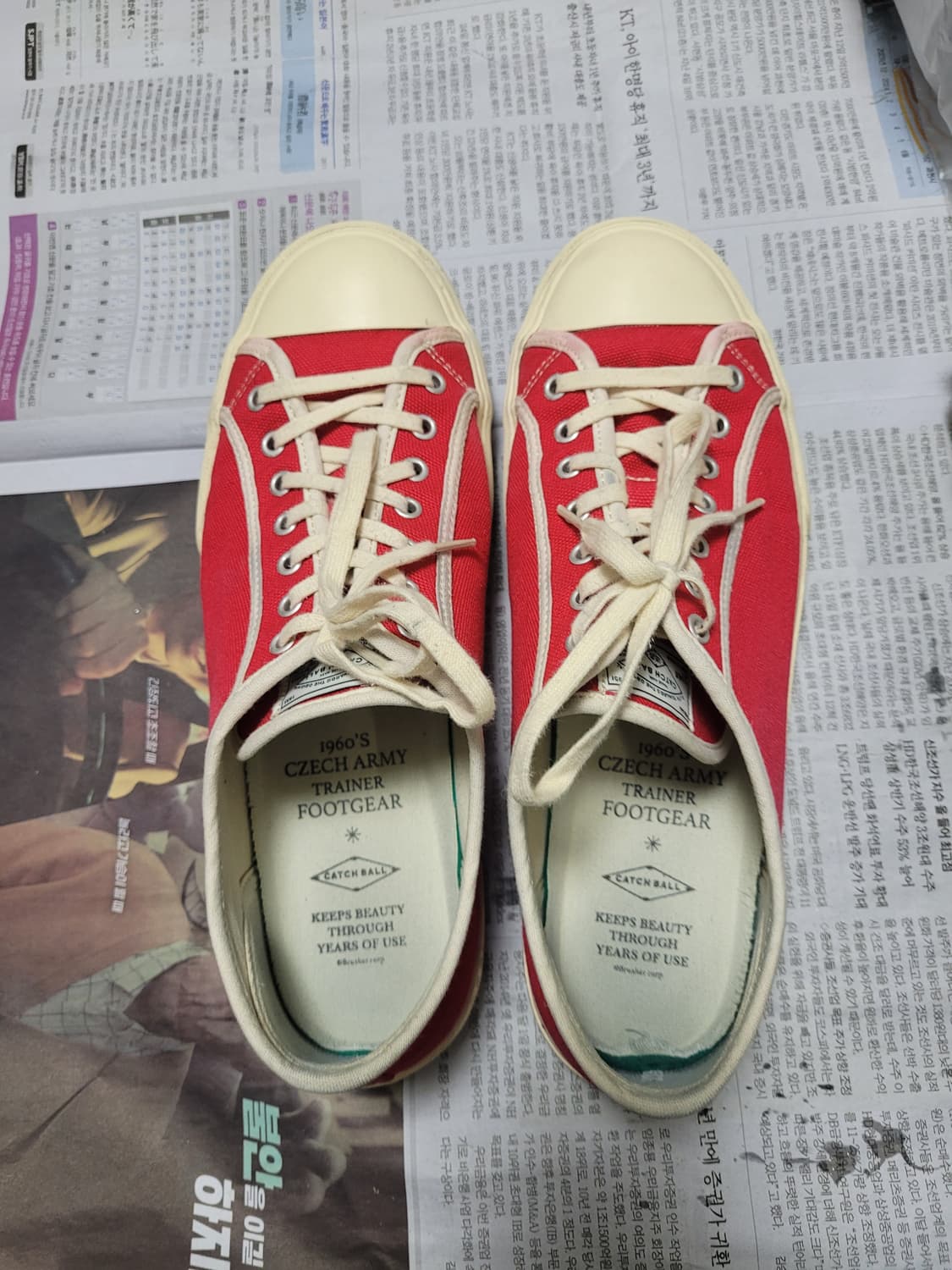 캐치볼 체코 아미 트레이닝 레드 280 상품이미지3