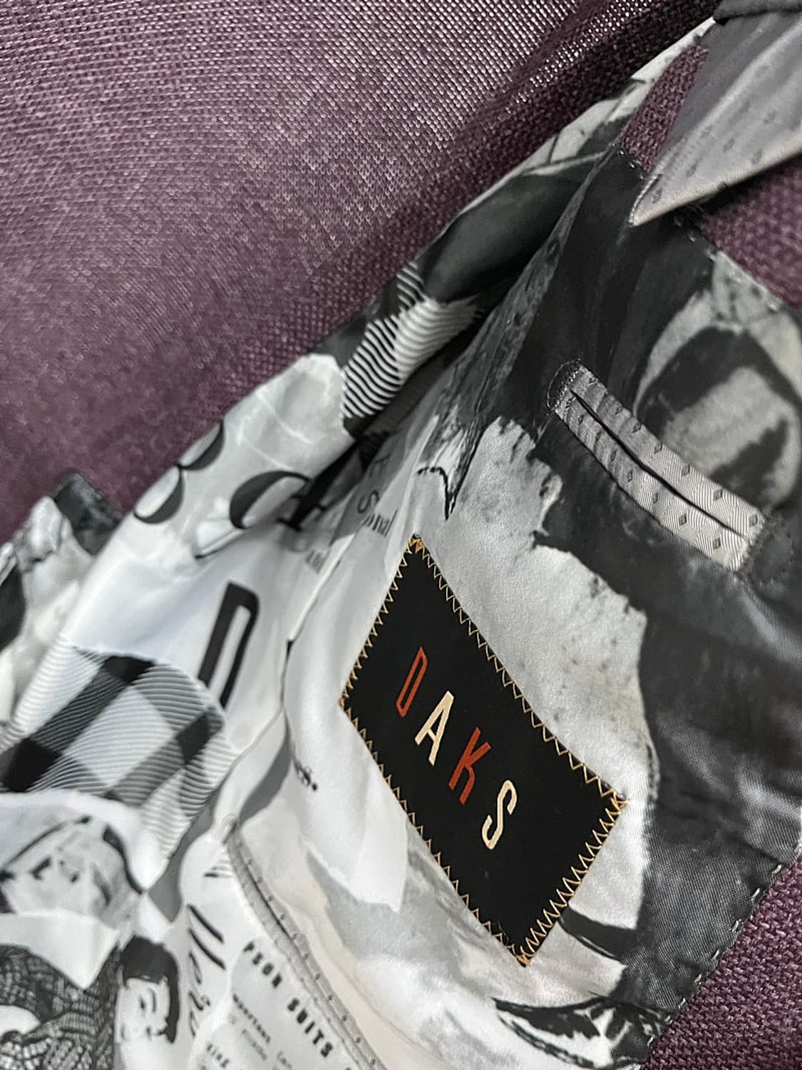 100) 닥스 퍼플 제냐 자켓  상품이미지8