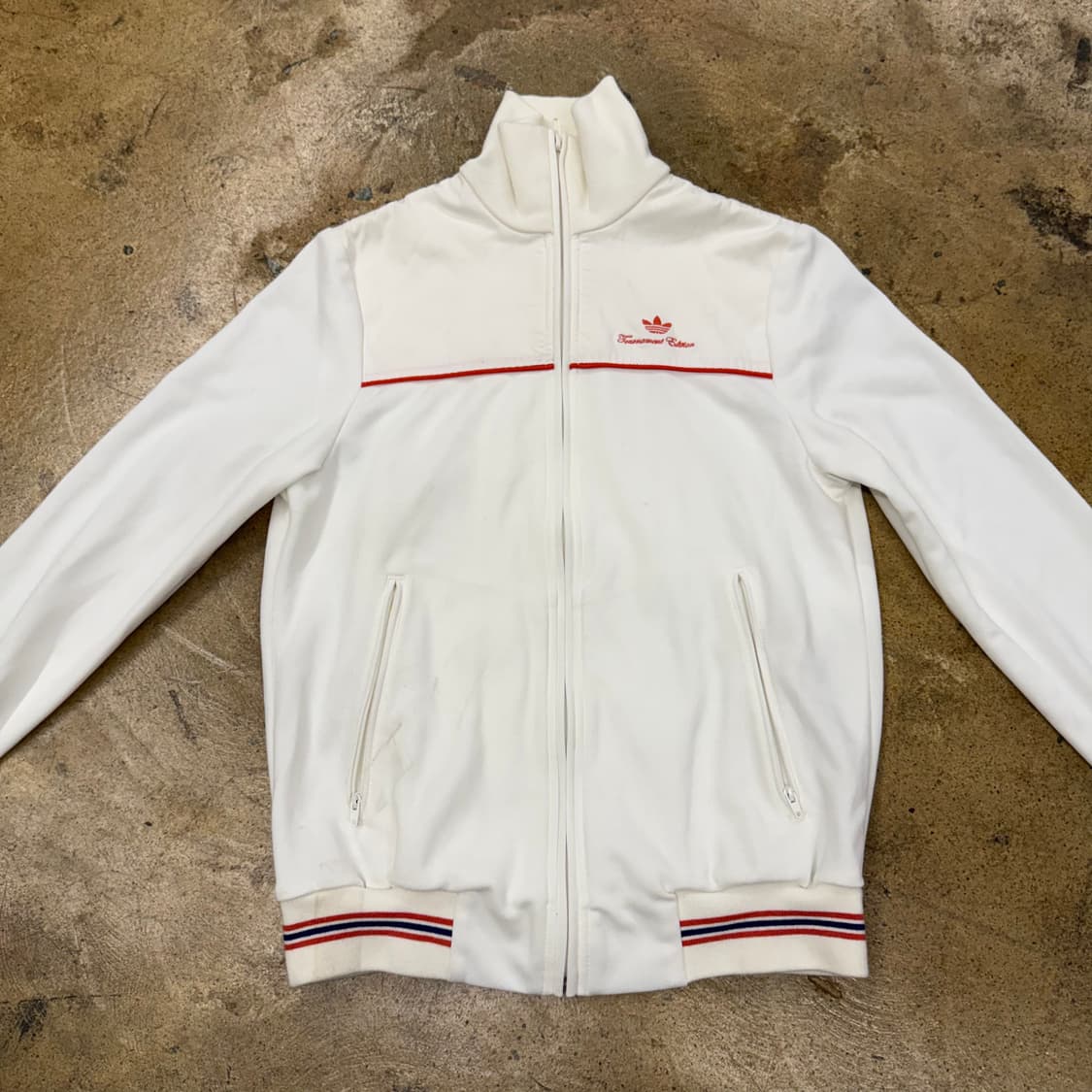 아디다스 토너먼트 에디션 화이트 져지 트랙탑 90 상품이미지3