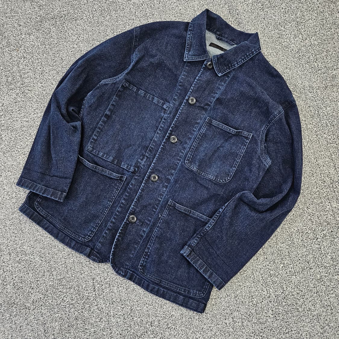 [M] 유니클로 데님 워크 자켓 0102YH1 상품이미지1