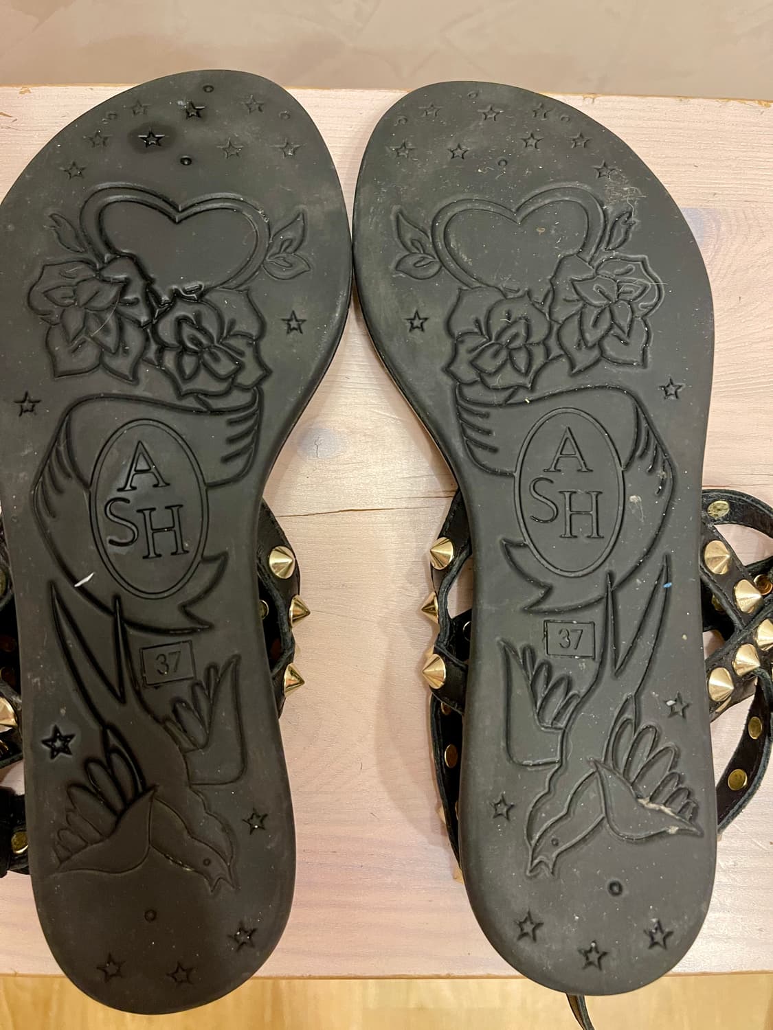 ASH 스터드 샌들 블랙 37사이즈 상품이미지6