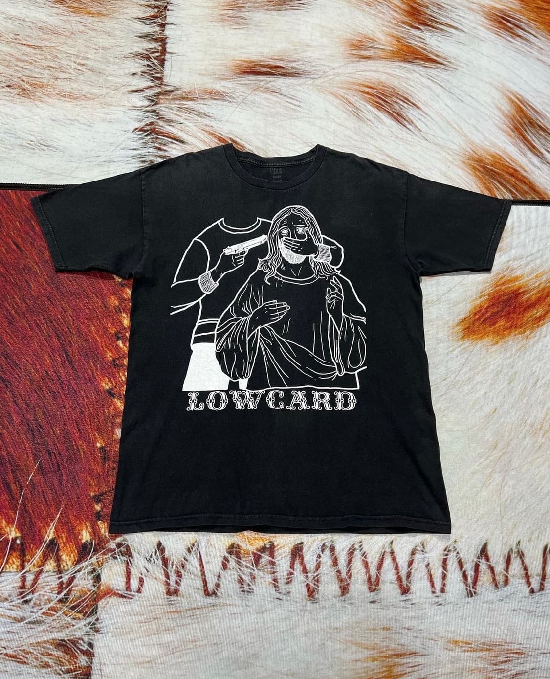 Faded Black LOW CARD 빈티지티셔츠 상품이미지1
