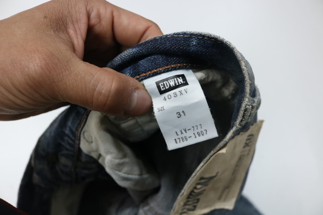 에드윈 403XV 익스클루시브 빈티지 워싱 데님 팬츠 (31) 상품이미지10