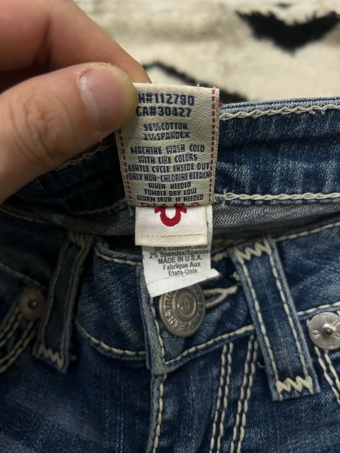 [25]트루릴리전 조니 빅 세미 부츠컷/스판 상품이미지5