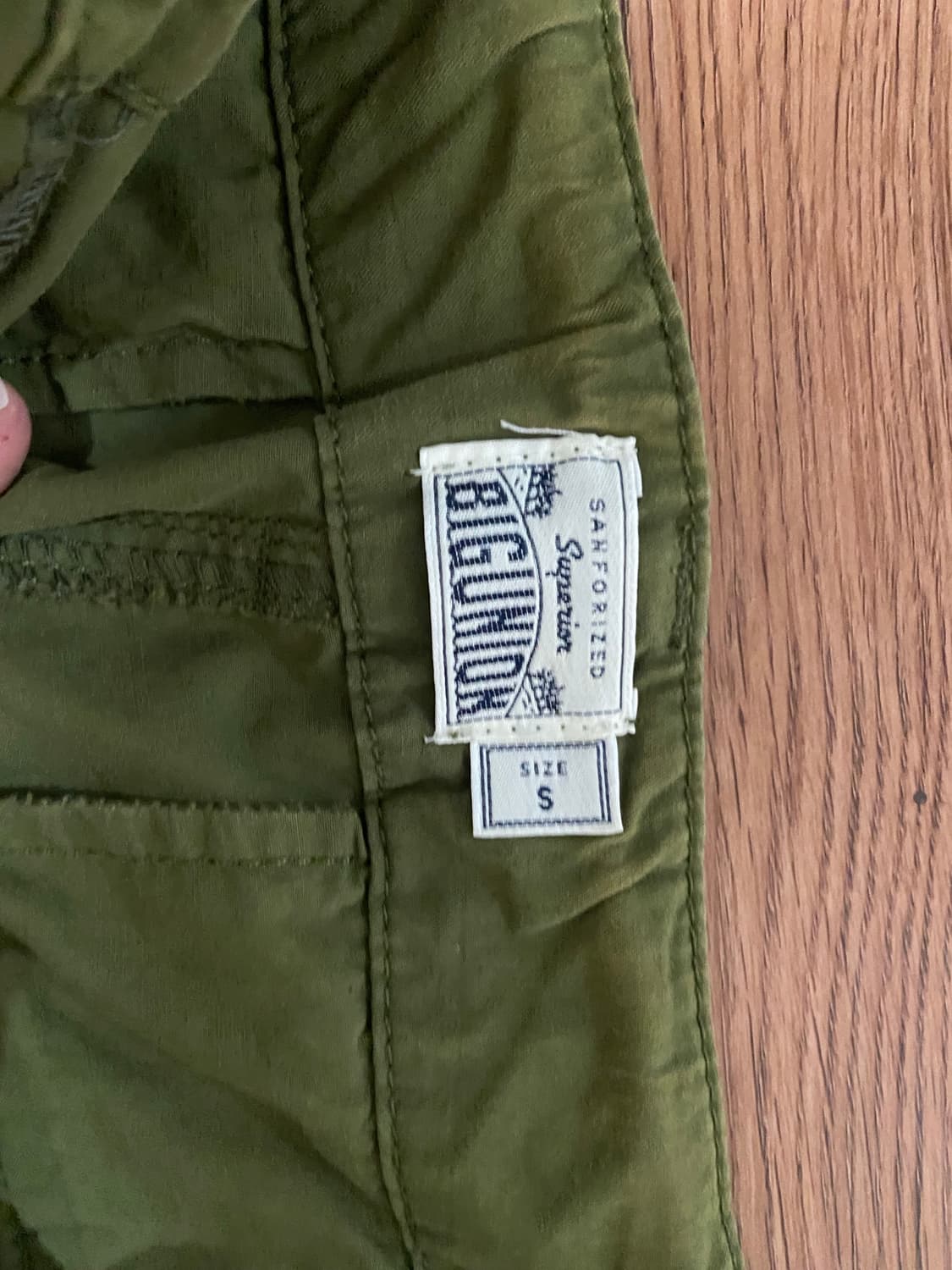 [s] 빅유니온 헤리티지 정글팬츠 카키 상품이미지4