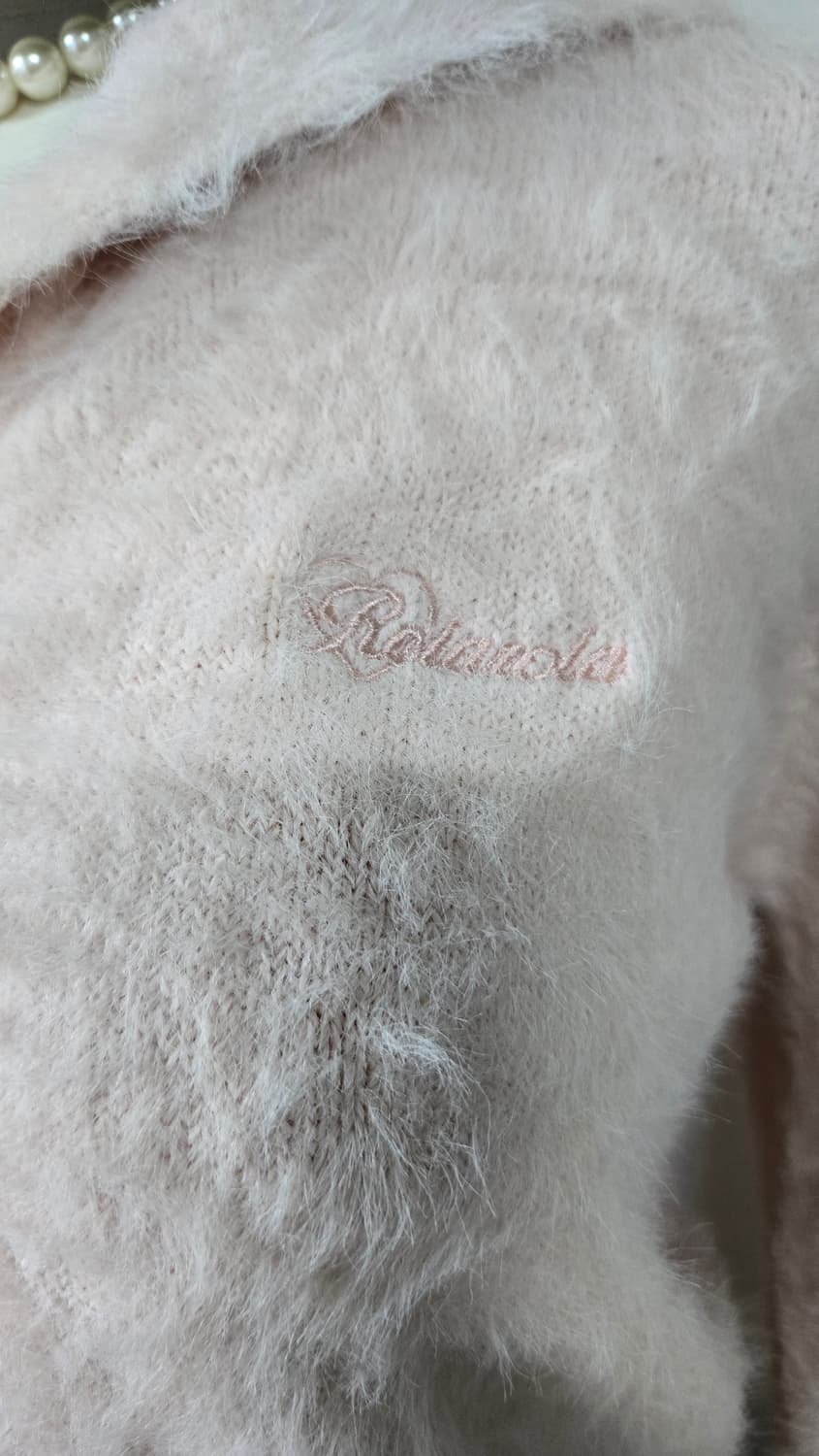 로라로라 세일러 핑크가디건 상품이미지4