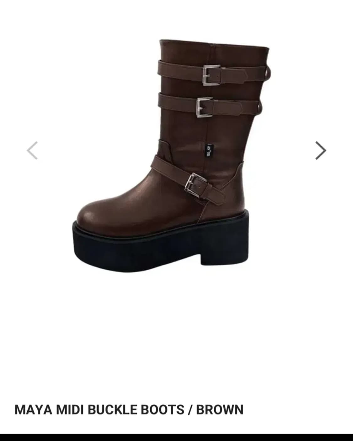 (새상품) 애즈온 마야부츠 브라운 상품이미지1