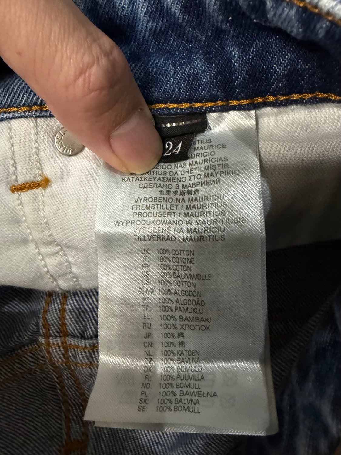 디젤 데님 미니스커트 청치마 24 상품이미지2