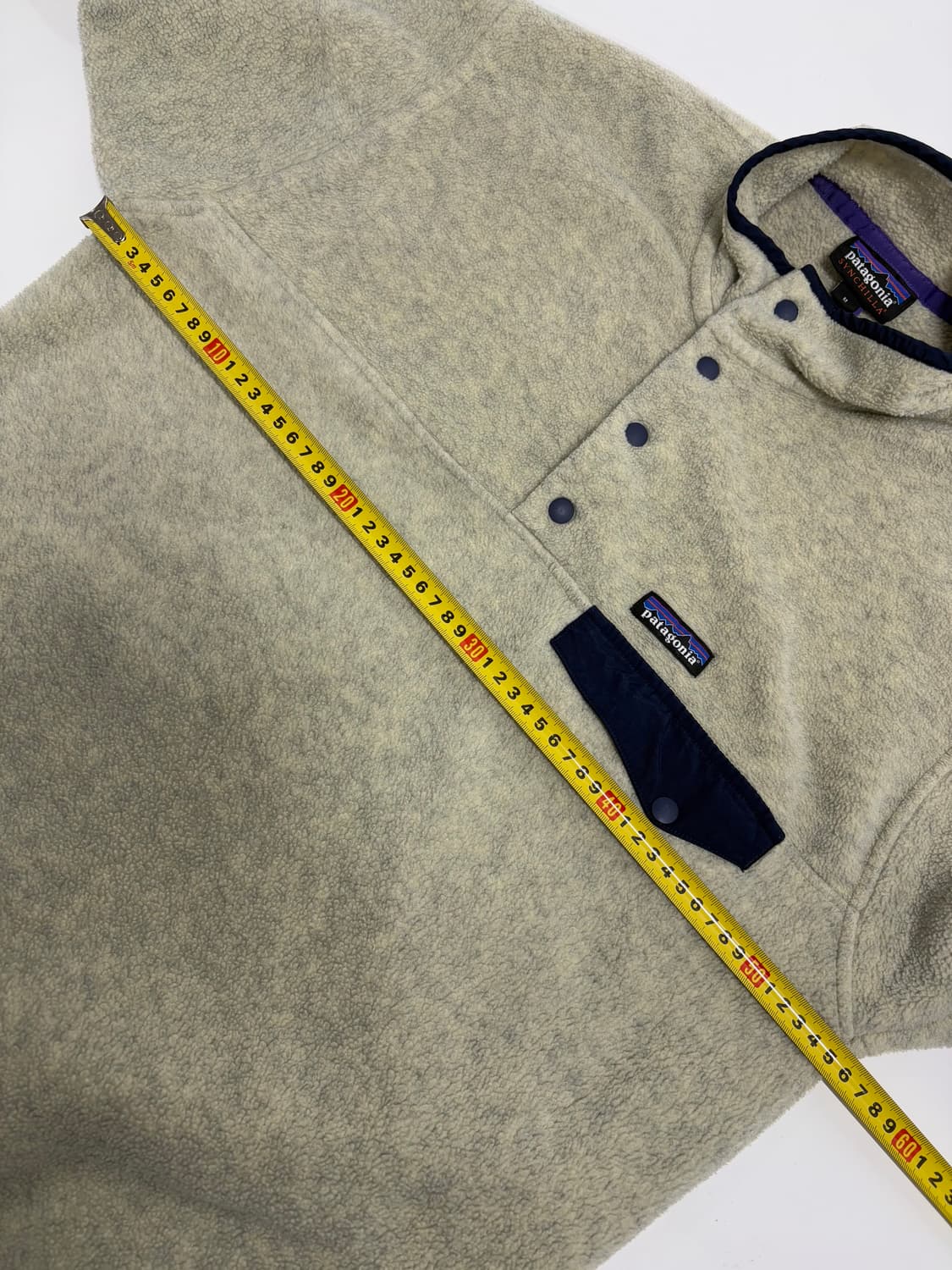 헤비모델)빈티지 파타고니아 신칠라 스냅티 오트밀 멘즈M 상품이미지7