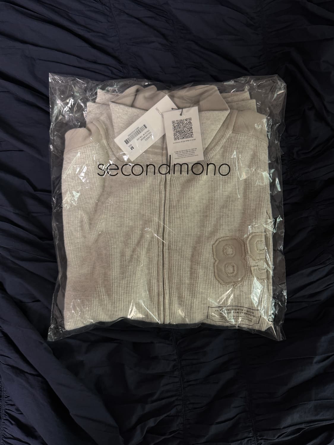 (새상품) 세컨모놀로그 - Waffle Track Jacket 상품이미지3