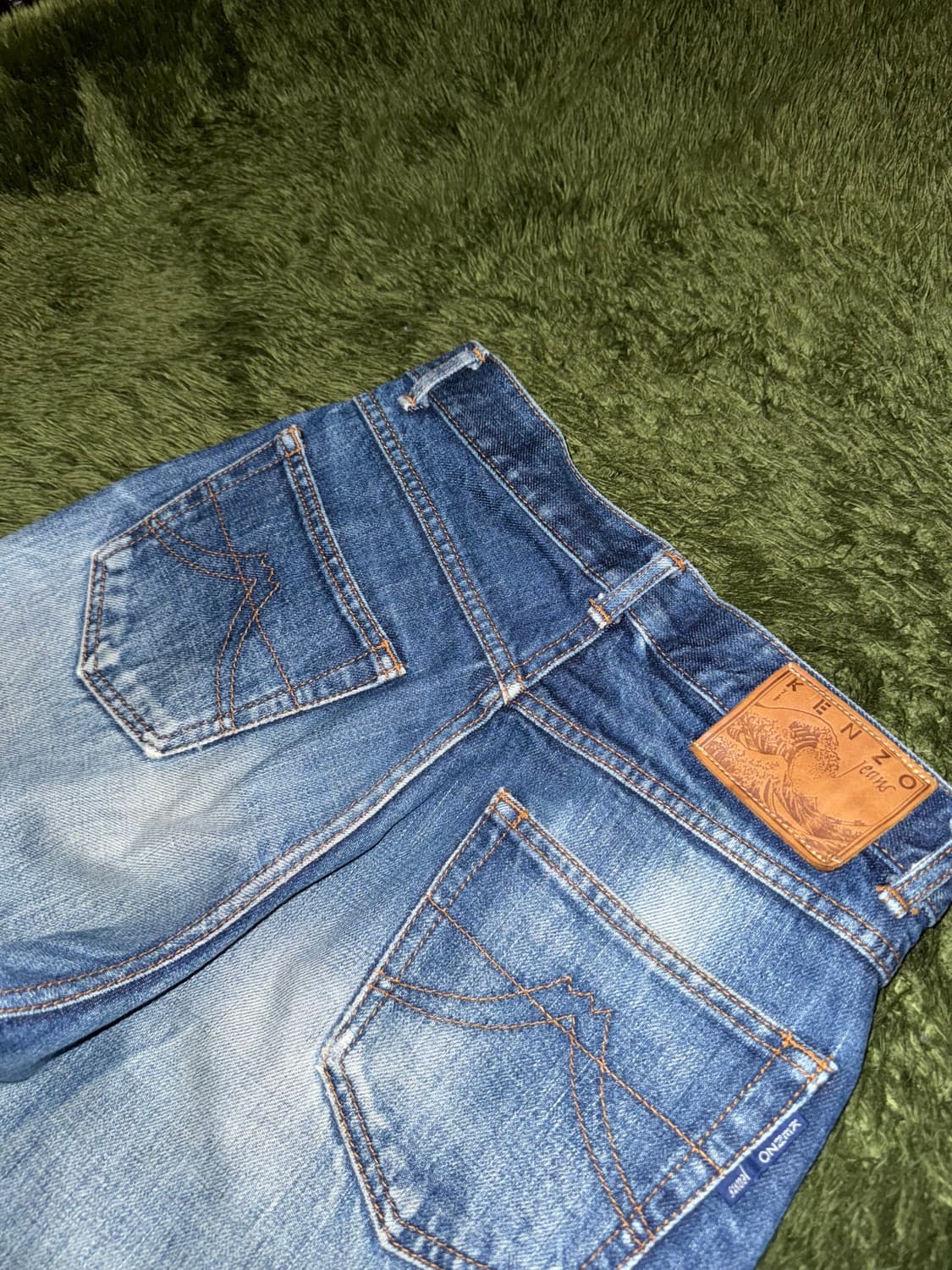 90s Kenzo Jeans 겐조 버튼 플라이 빈티지 워싱 데님 팬츠 상품이미지7