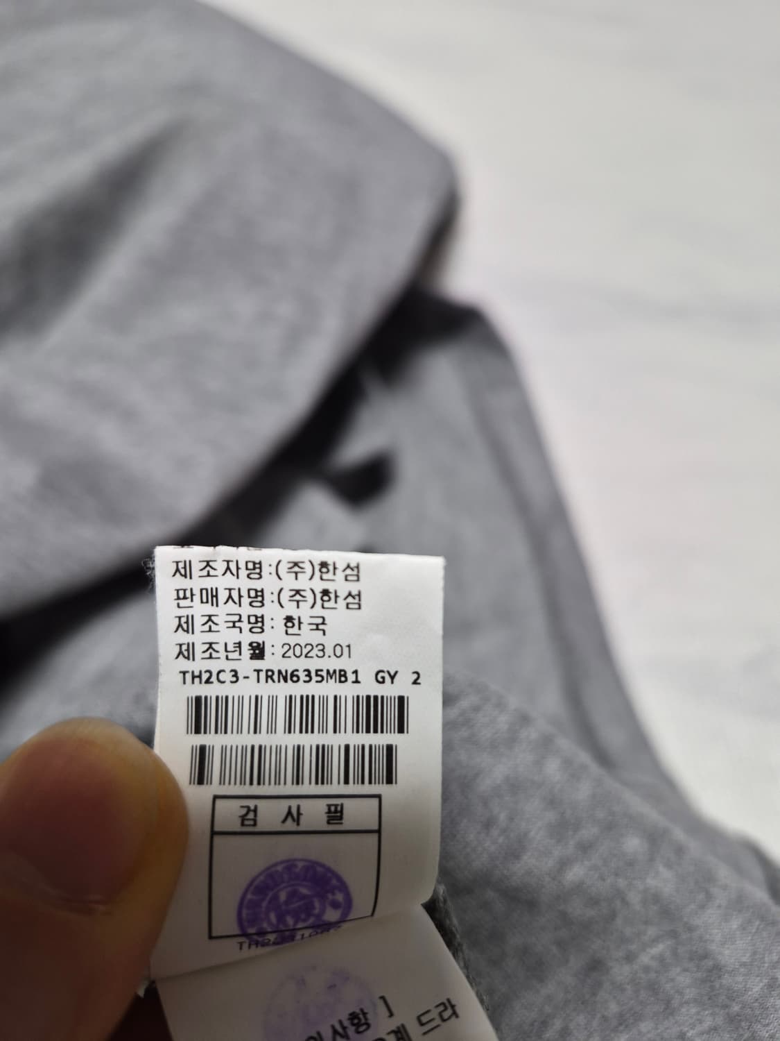 타임 옴므 오버핏 반팔티셔츠 100 상품이미지5