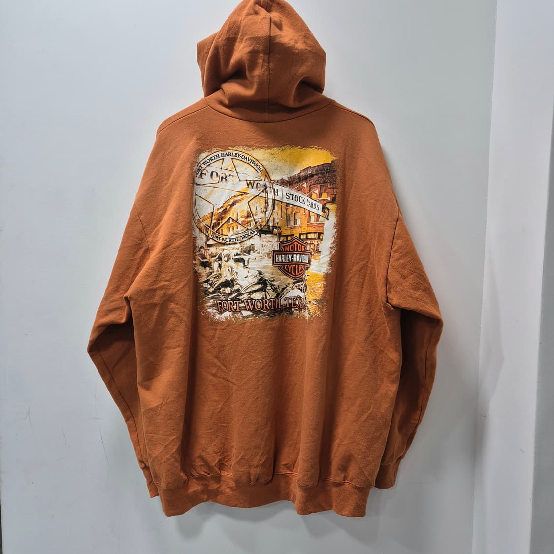 HD 할리데이빈스 전ㆍ후면 프린팅 후드집업 XL 상품이미지3